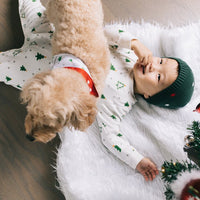 Baby Holiday Christmas Tree Jumpsuit