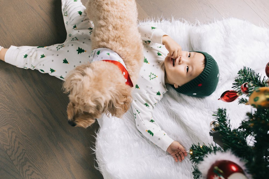 Baby Holiday Christmas Tree Jumpsuit