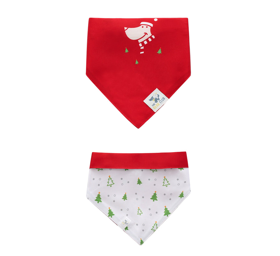 Pet Holiday Reversible Bandana