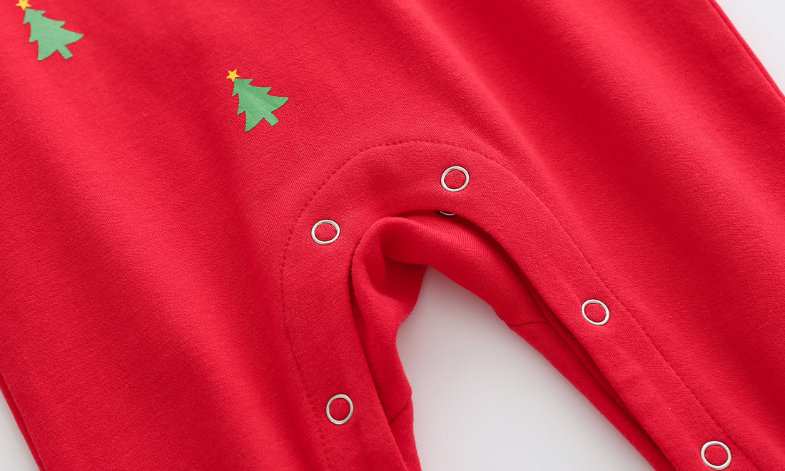 Baby Holiday Red Dog Jumpsuit