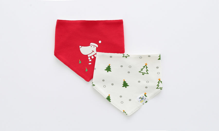 Baby Holiday Bibs Set of 2