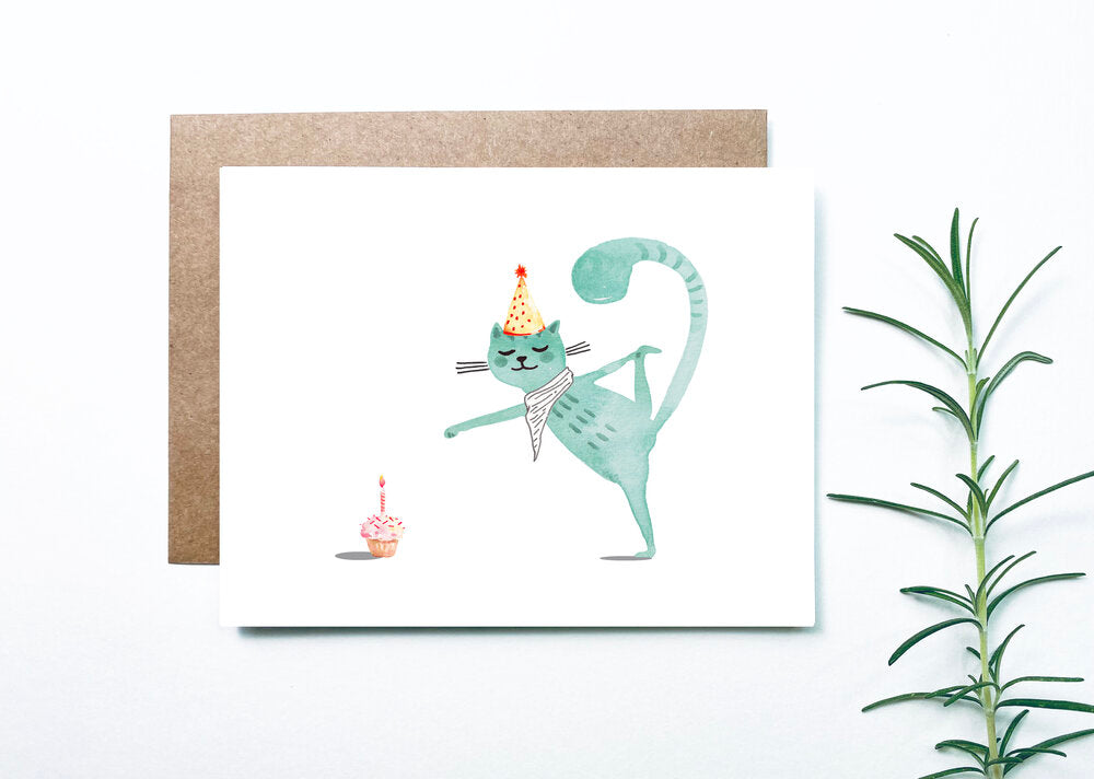 Birthday Cat Card